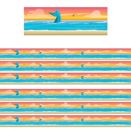 Eureka Seas the Day Horizon Extra Wide Die-Cut Deco Trim, 72PK 846358